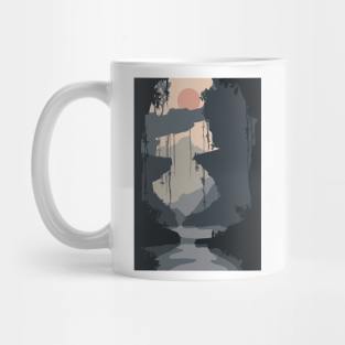 cave illustration Mug